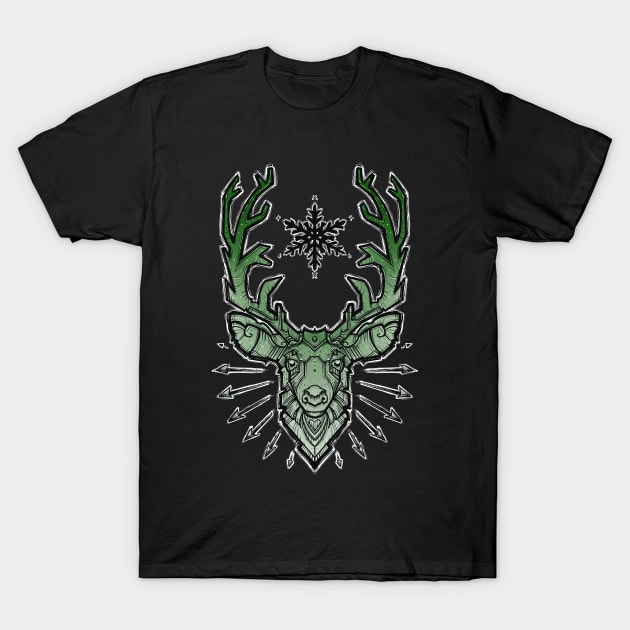 green deer T-Shirt by weilertsen